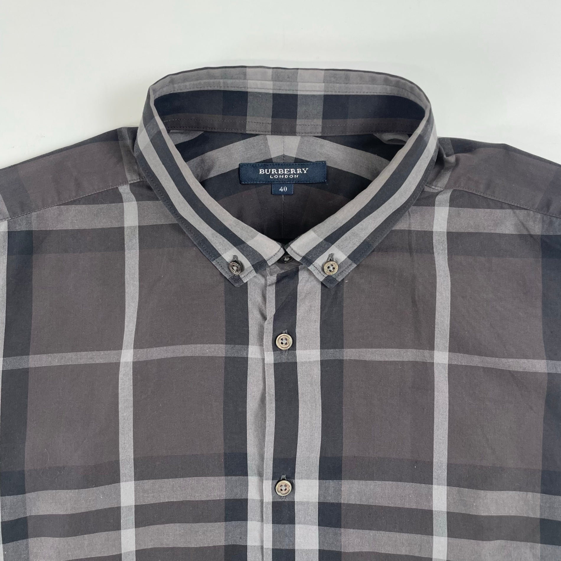 BURBERRY LONDON / ボタンダウンチェックシャツ SIZE：40 – BAUM store