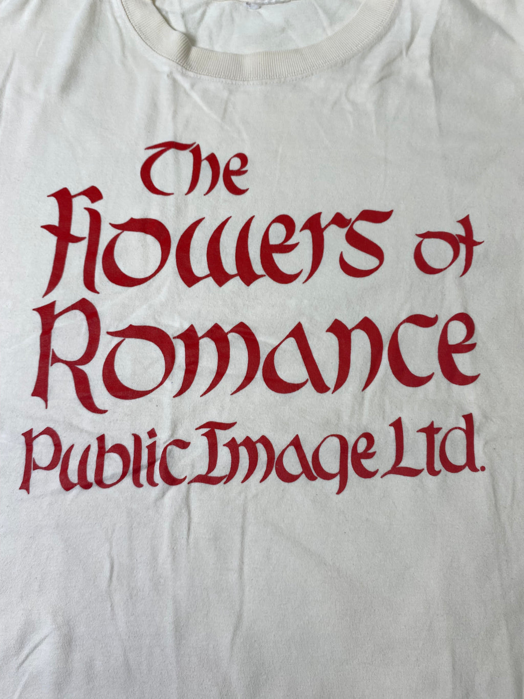 PIL Public image Ltd パブリックイメージ リミテッド The Flowers of Romance TEE