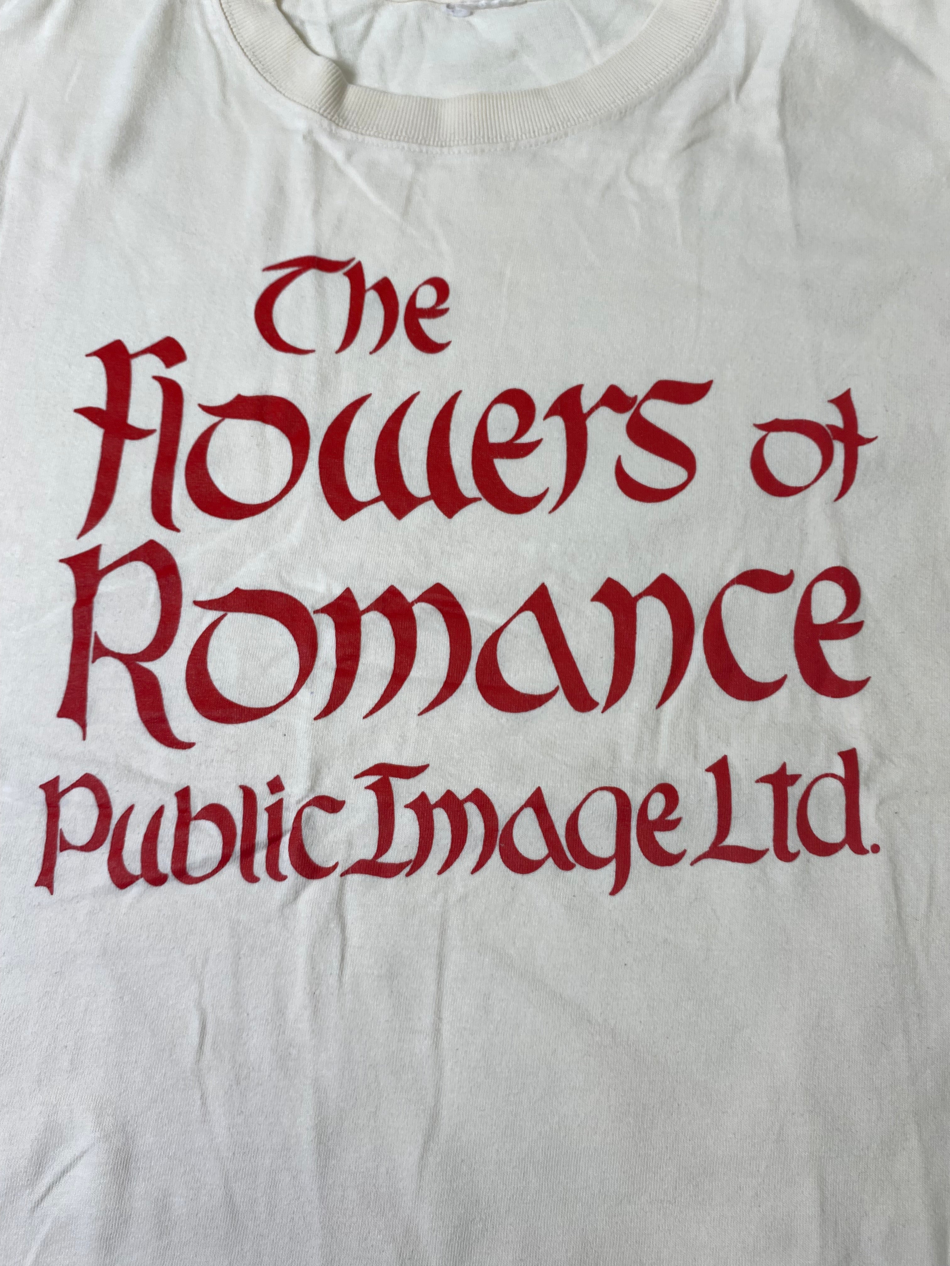 PIL Public image Ltd パブリックイメージ リミテッド The Flowers of Romance TEE