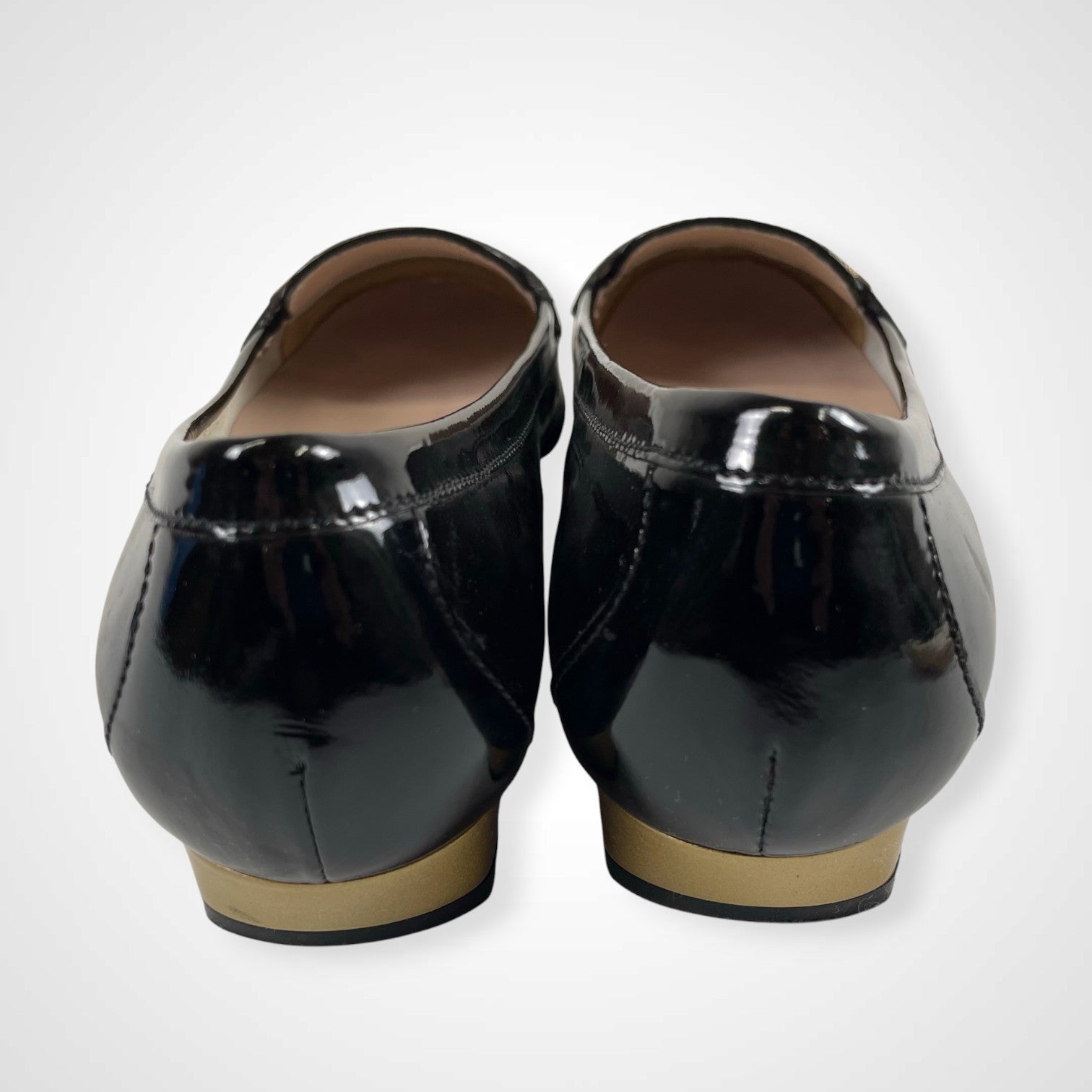 MY Ferragamo マイ フェラガモ / パテントロゴパンプス 美品 布袋付 参考定価：40,000程度 SIZE:6 1/2