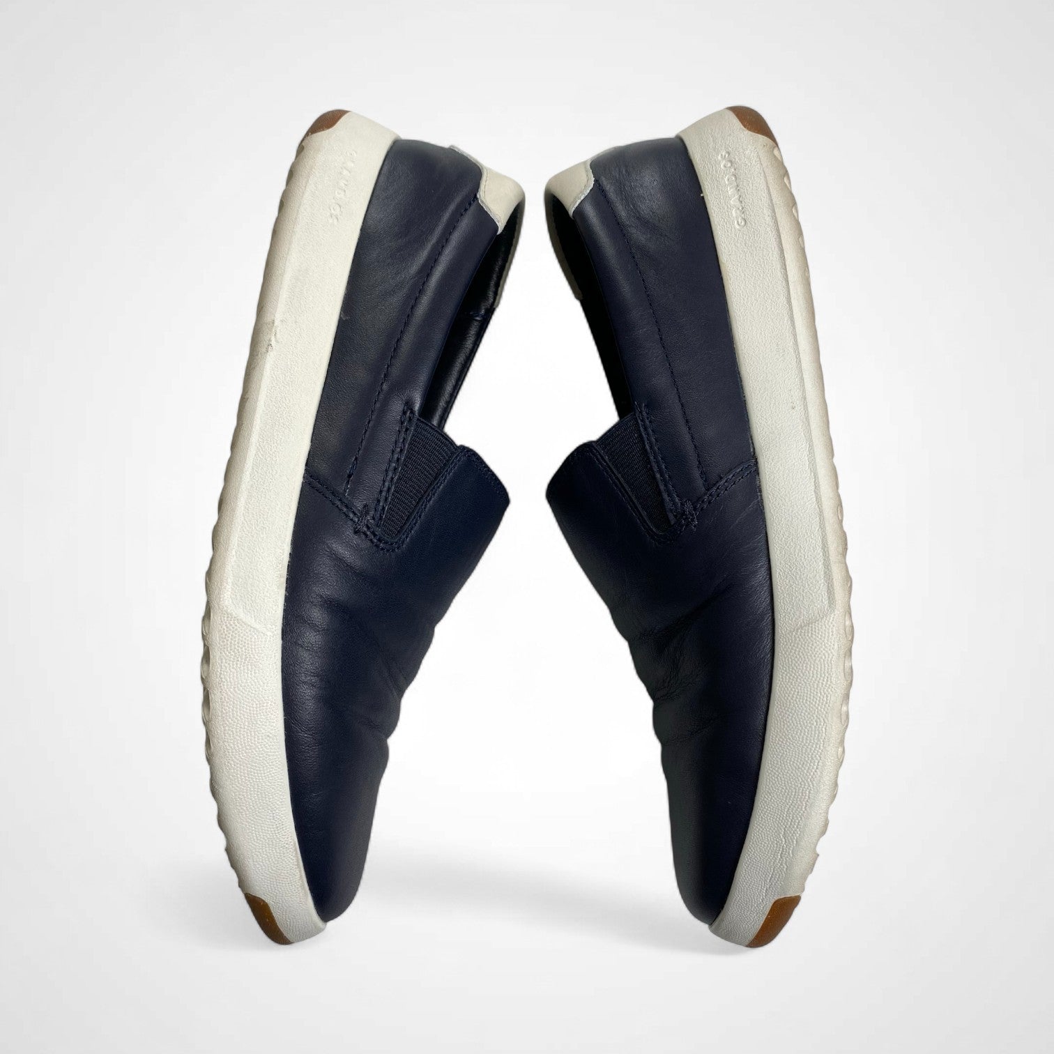 COLE HAAN コールハーン / レザースリッポン GRANDPRO ダークネイビー 参考定価：28,000程度 SIZE:7(24.5cm程度)