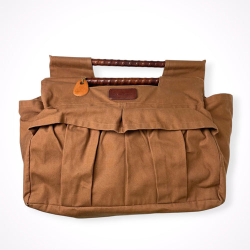 Brown Brown / キャンバス生地 ハンドルカゴバッグ 参考定価：24,000程度