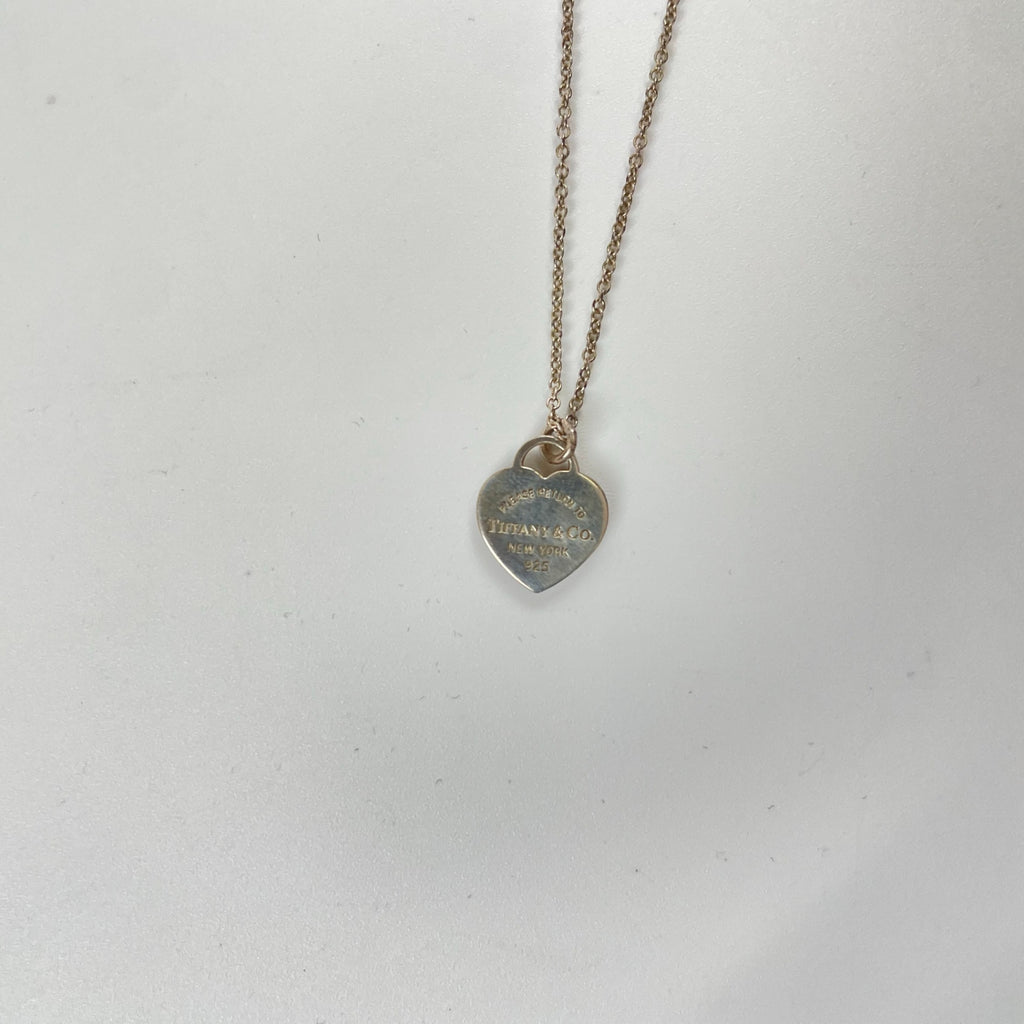TIFFANY＆CO ティファニー / ブルーダブルハートタグペンダント 参考定価：44,000+tax