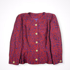 NINA RICCI / ヴィンテージ ジャガードジャケット 参考定価：200,000程度 SIZE:40