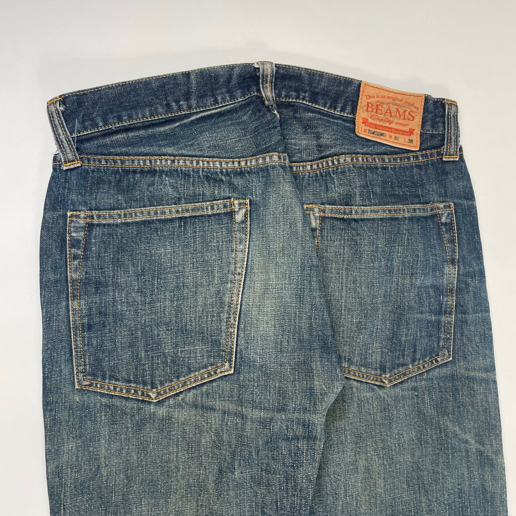 BEAMS / BMS1976 セルビッジデニムパンツ 参考定価：18,000程度 SIZE:W31 L32