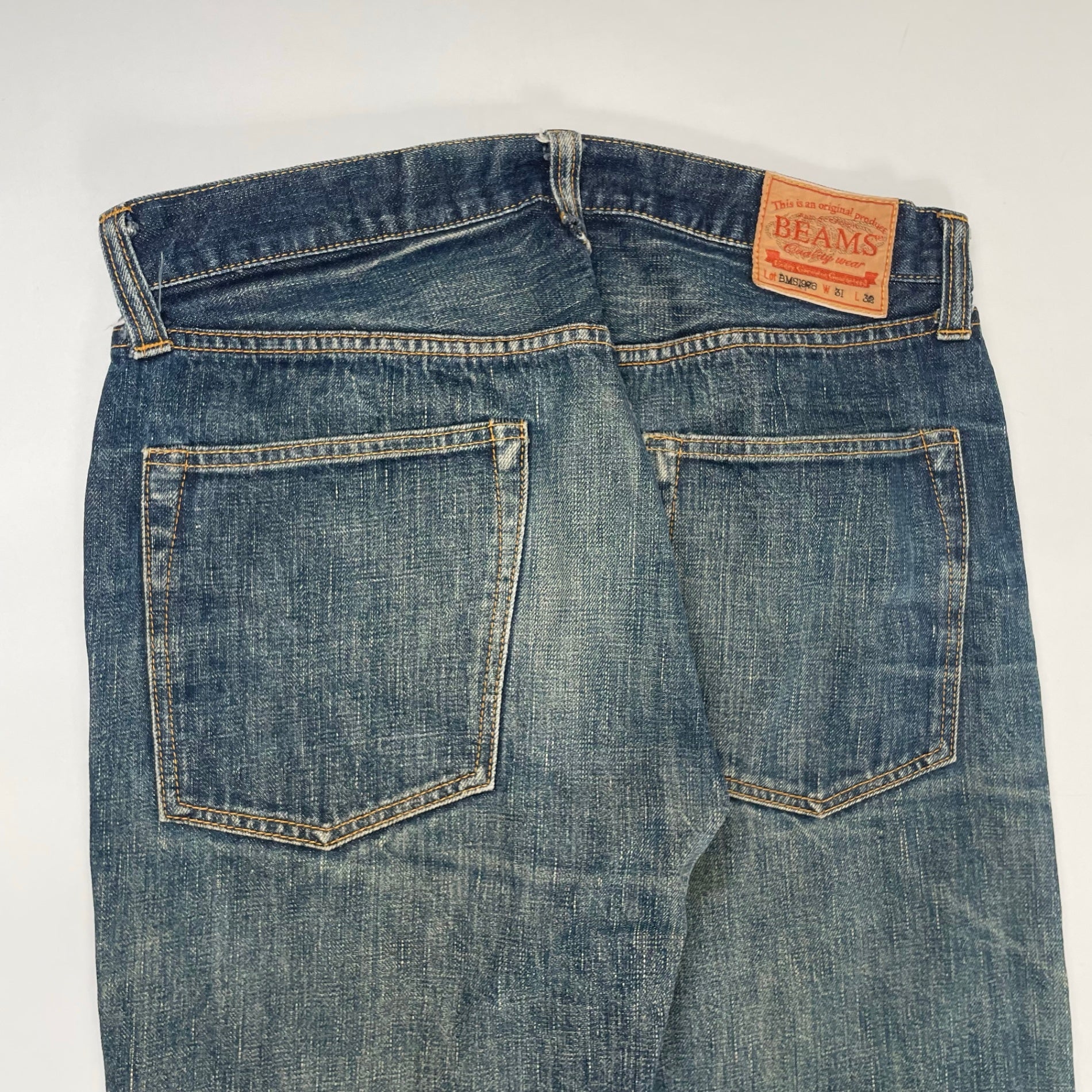 BEAMS / BMS1976 セルビッジデニムパンツ 参考定価：18,000程度 SIZE:W31 L32