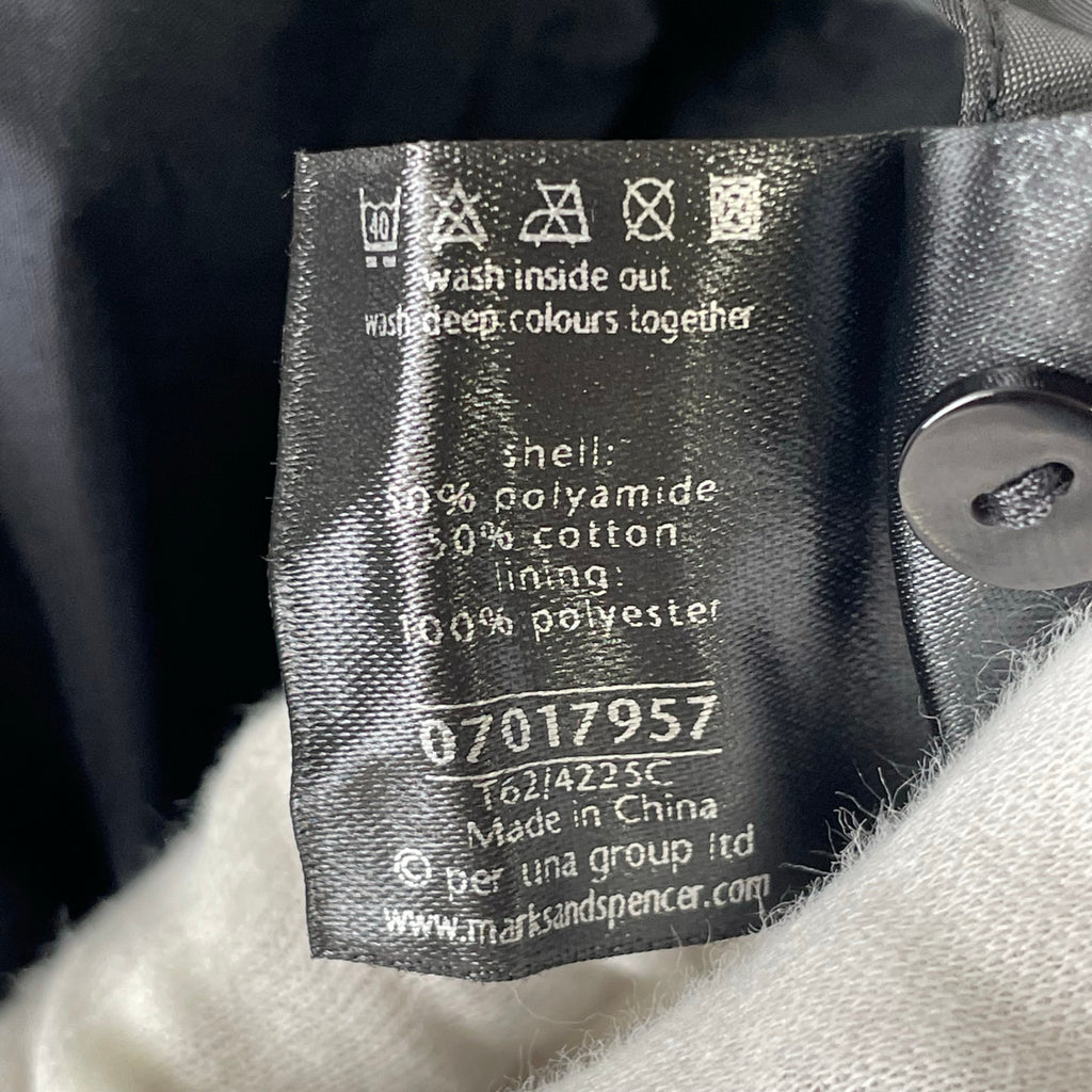 PER UNA MARKS＆SPENCER / ヴィンテージロングスカート  ブラック SIZE:8