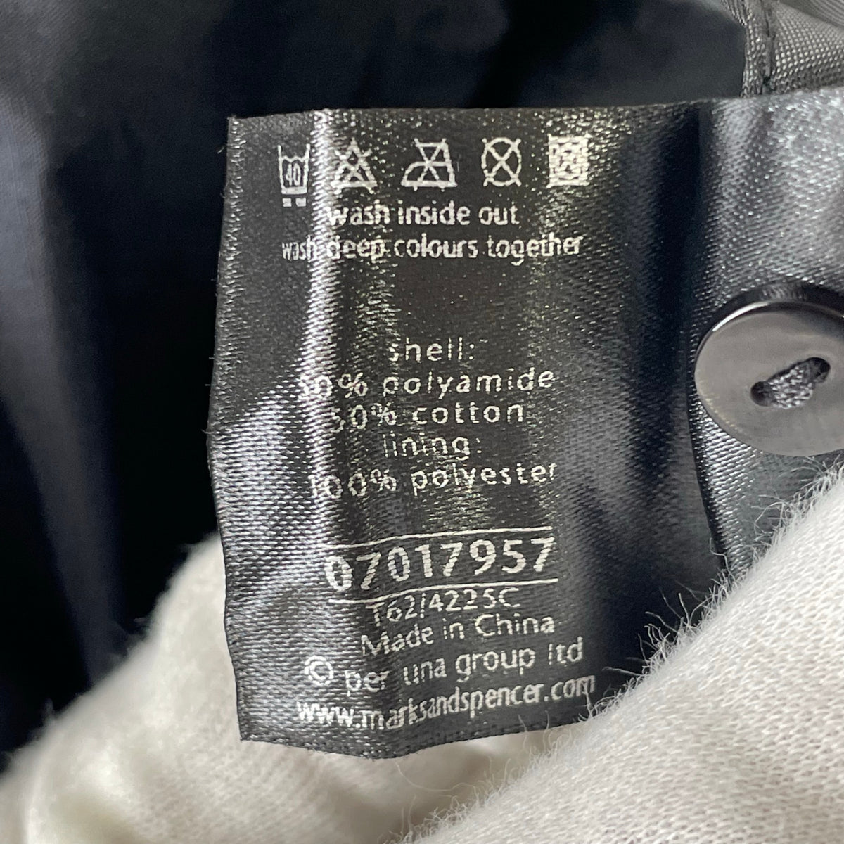 PER UNA MARKS＆SPENCER / ヴィンテージロングスカート  ブラック SIZE:8