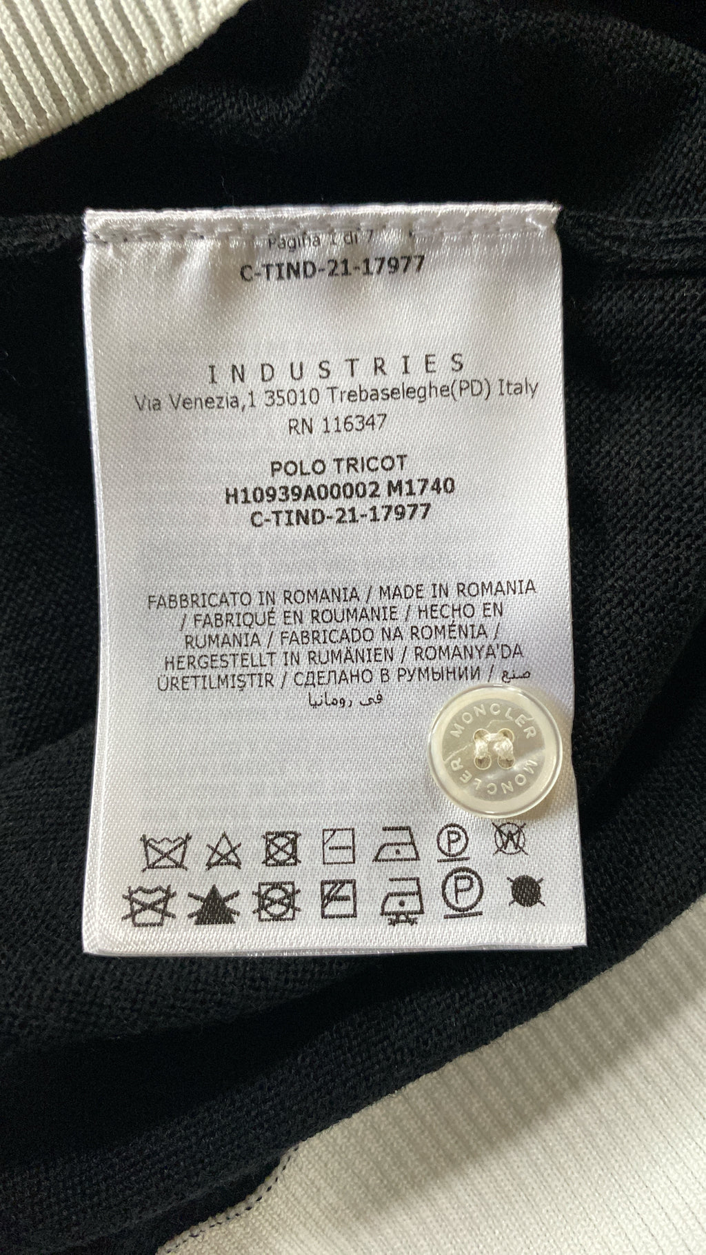 MONCLER  モンクレール POLO TRICOT ニット　ポロシャツ