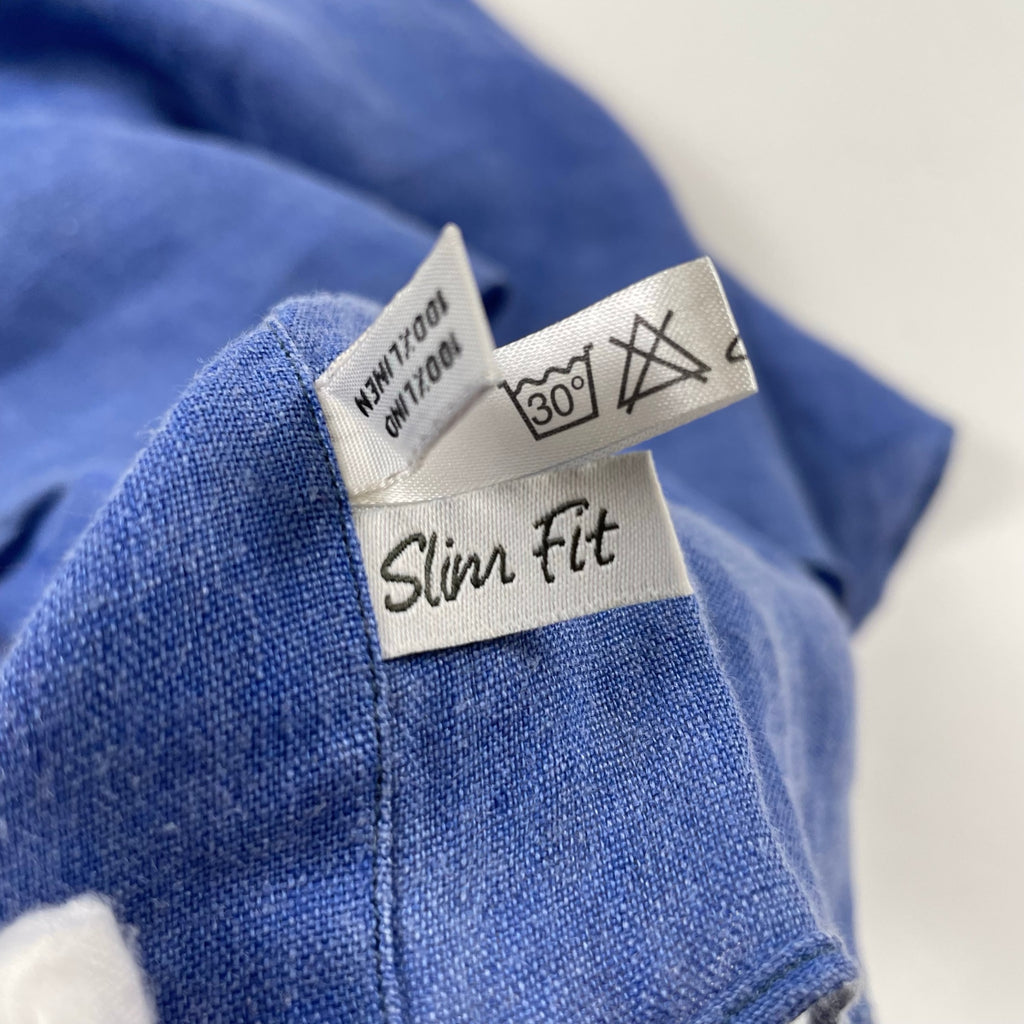 MAZZARELLI / リネンハンドフィニッシュシャツ 参考定価：40,000程度 SIZE:40