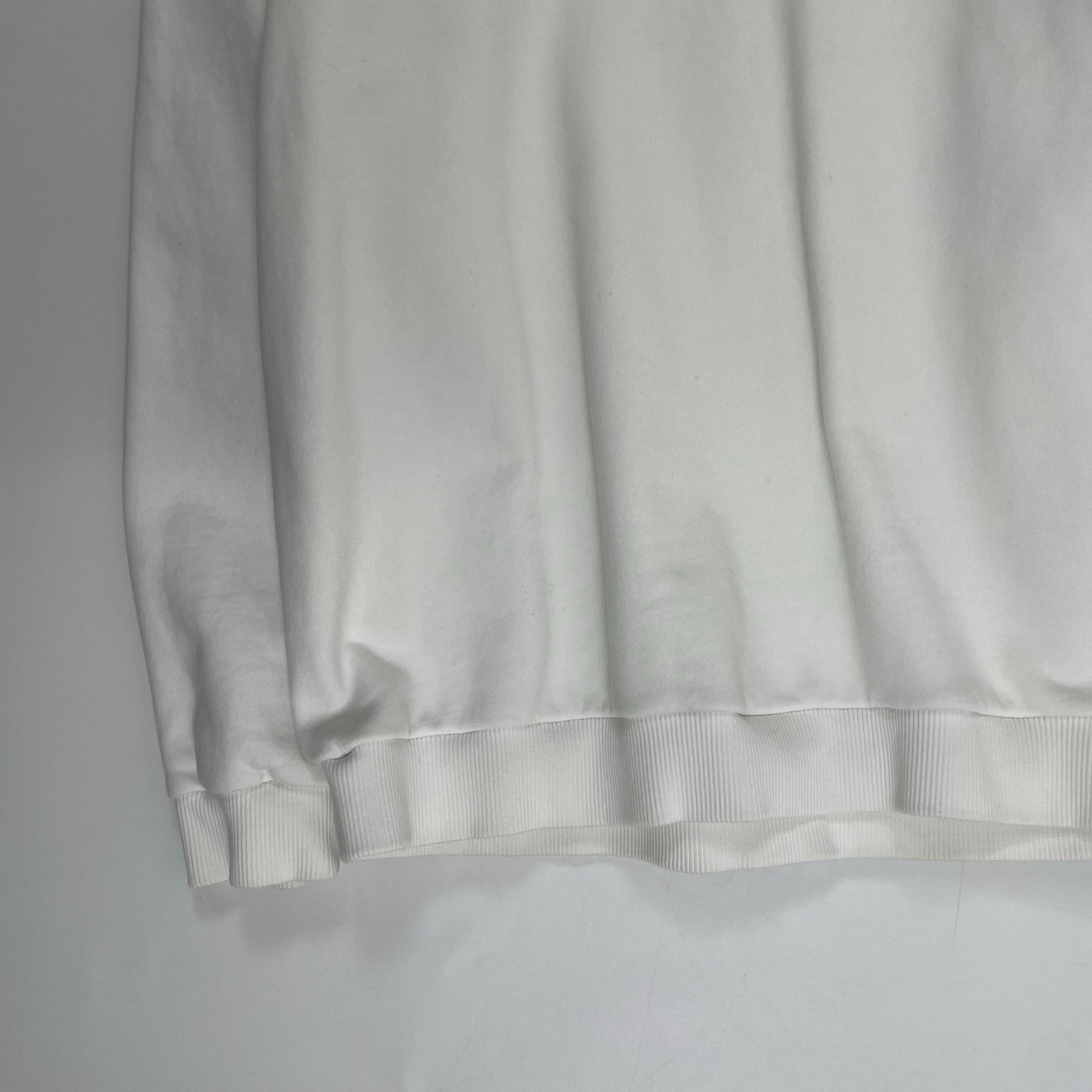 BALMAIN バルマン / プリントロゴラグランスウェット ホワイト 参考定価：69,000+tax SIZE:S