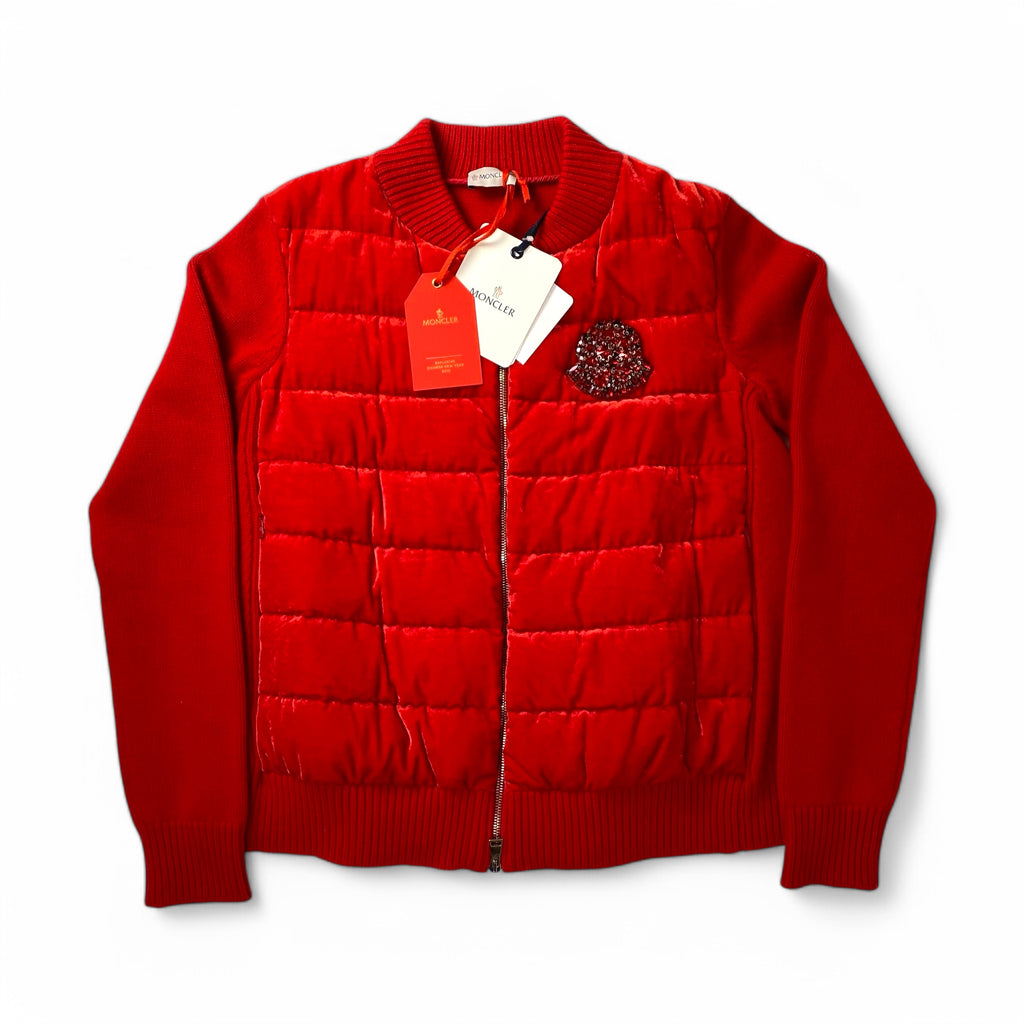【未使用•国内代理店付】MONCLER モンクレール 中国 正月 記念exclusive ダウンジャケット シルク カシミヤ