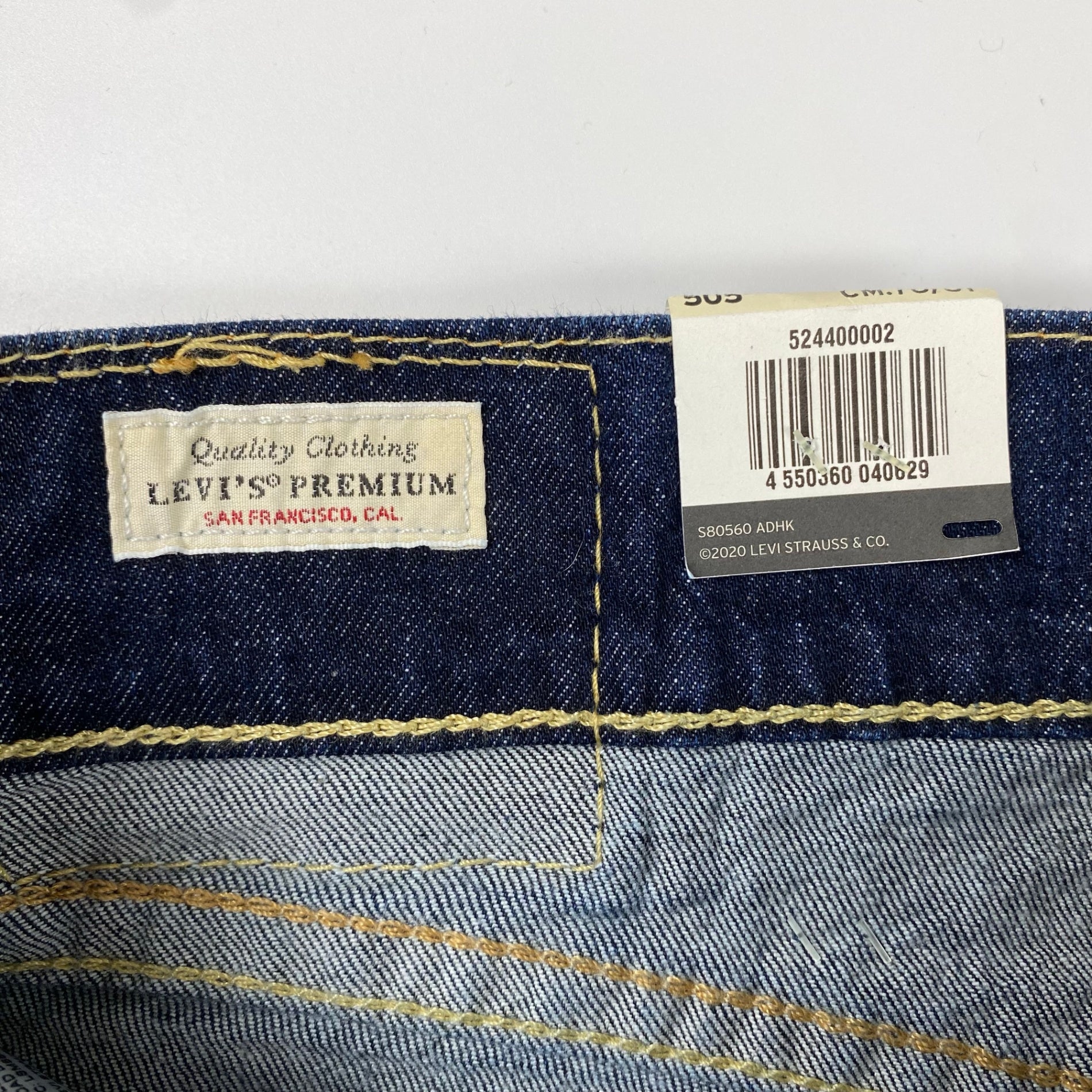 【未使用品】 Levi's リーバイス / 505 TYPE1 デニムパンツ 参考定価：12,000+tax SIZE:W30 L32