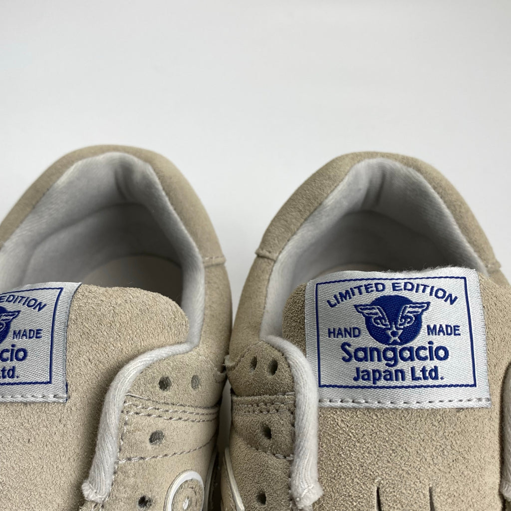 【未使用品】 Sangacio × PUNK DRUNKERS サンガッチョ パンクドランカーズ / にゅ × PDS「パ」 コラボスニーカー LIGHT GRAY