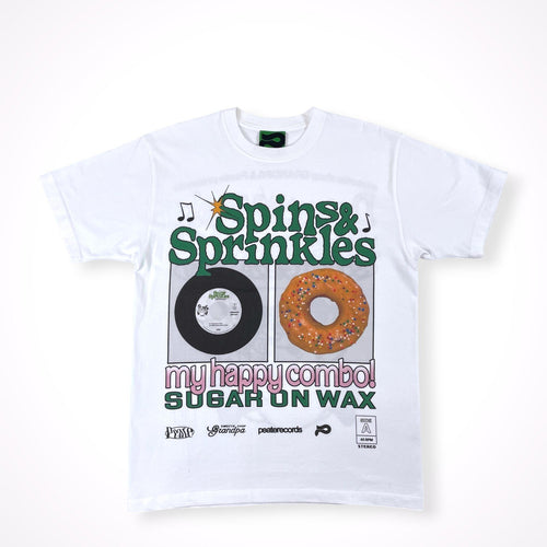 sweetie shop GRANDPA × Peate / Donuts Music Session Vol.1 TEE SIZE：L程度