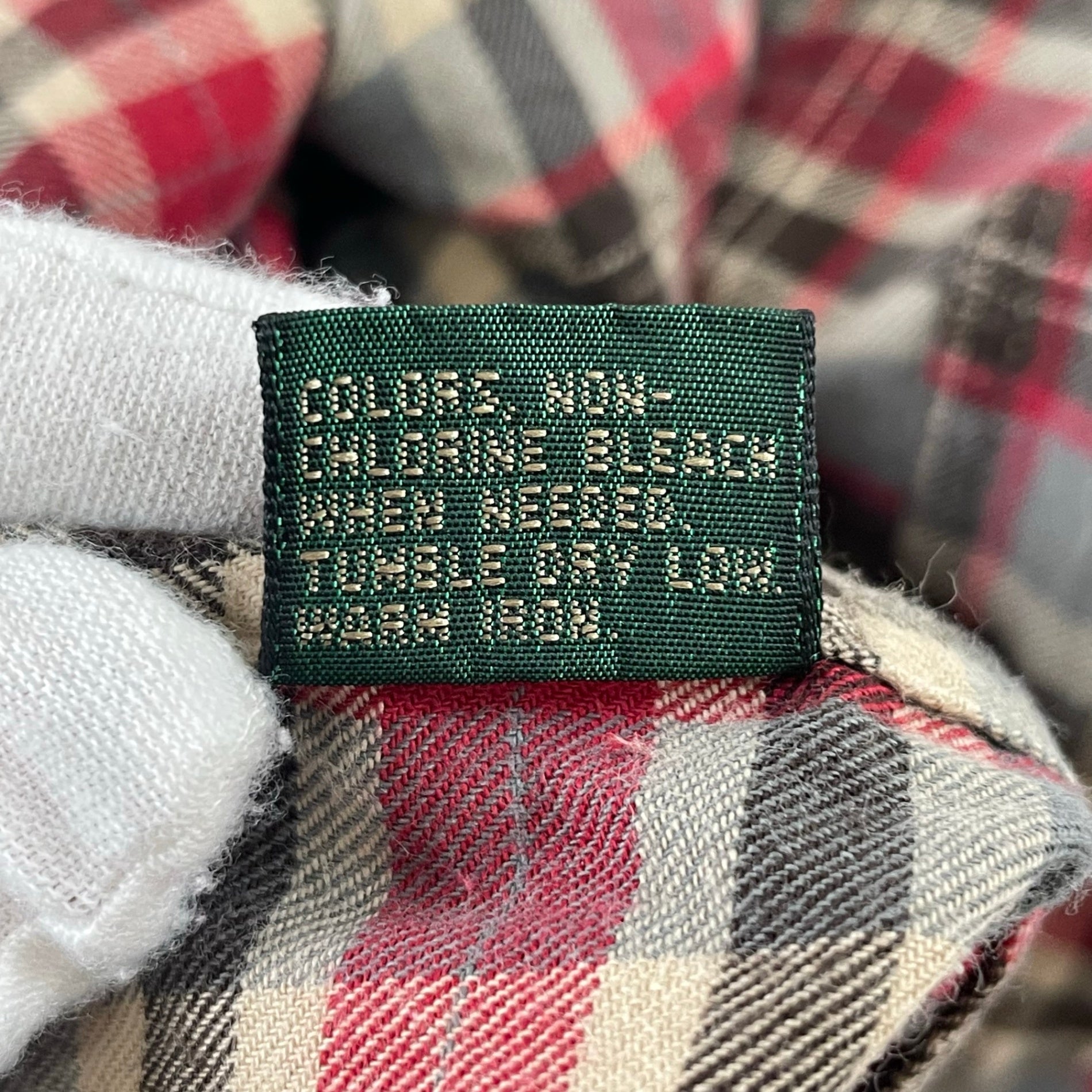 J.CREW / 90s香港製チェックシャツ SIZE：XL