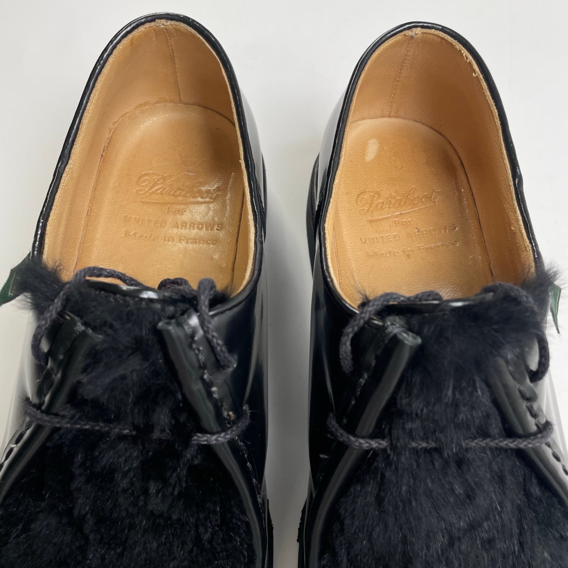 Paraboot × UNITED ARROWS パラブーツ ユナイテッドアローズ / チロリアンシューズ レッキスファー ブラック 参考定価：65,000+tax SIZE:5(24.5cm)