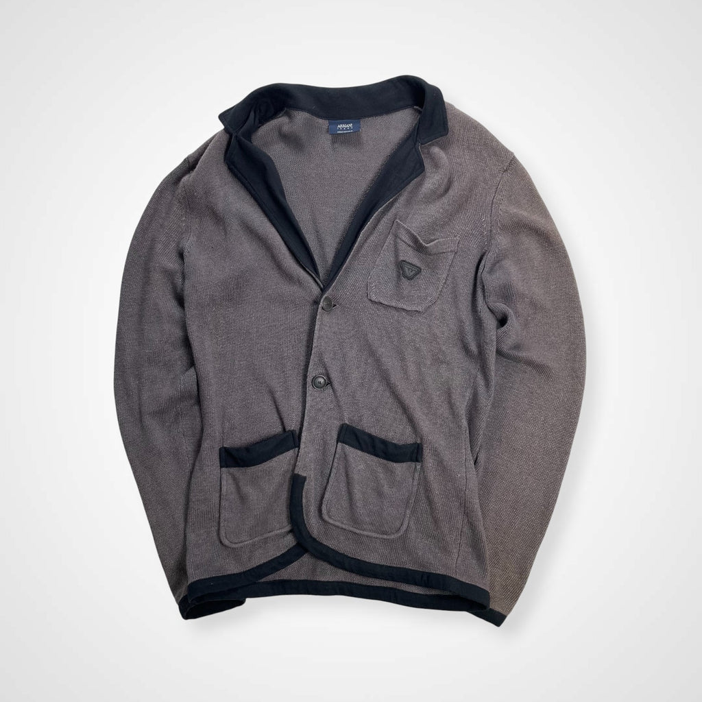 ARMANI JEANS アルマーニジーンズ / リネンニットジャケット サンフェード SIZE:S