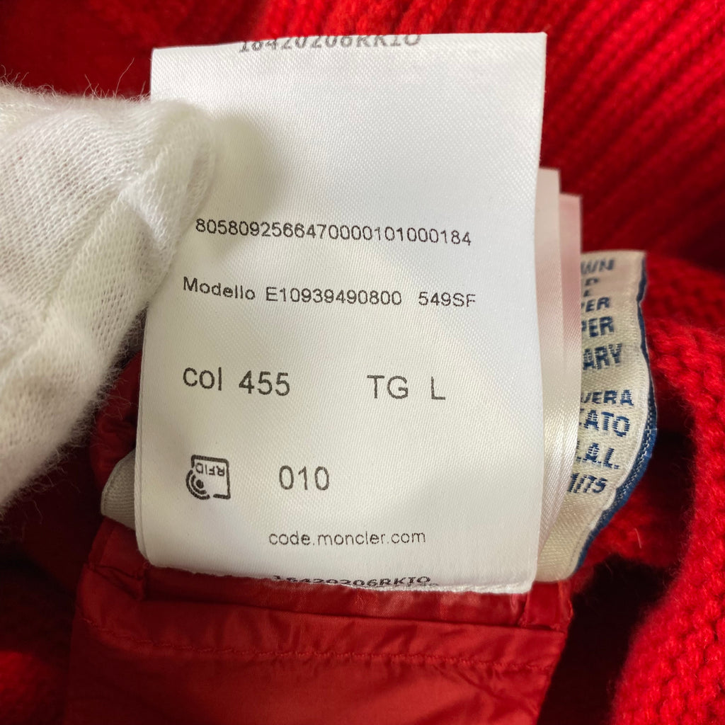 【未使用•国内代理店付】MONCLER モンクレール 中国 正月 記念exclusive ダウンジャケット シルク カシミヤ