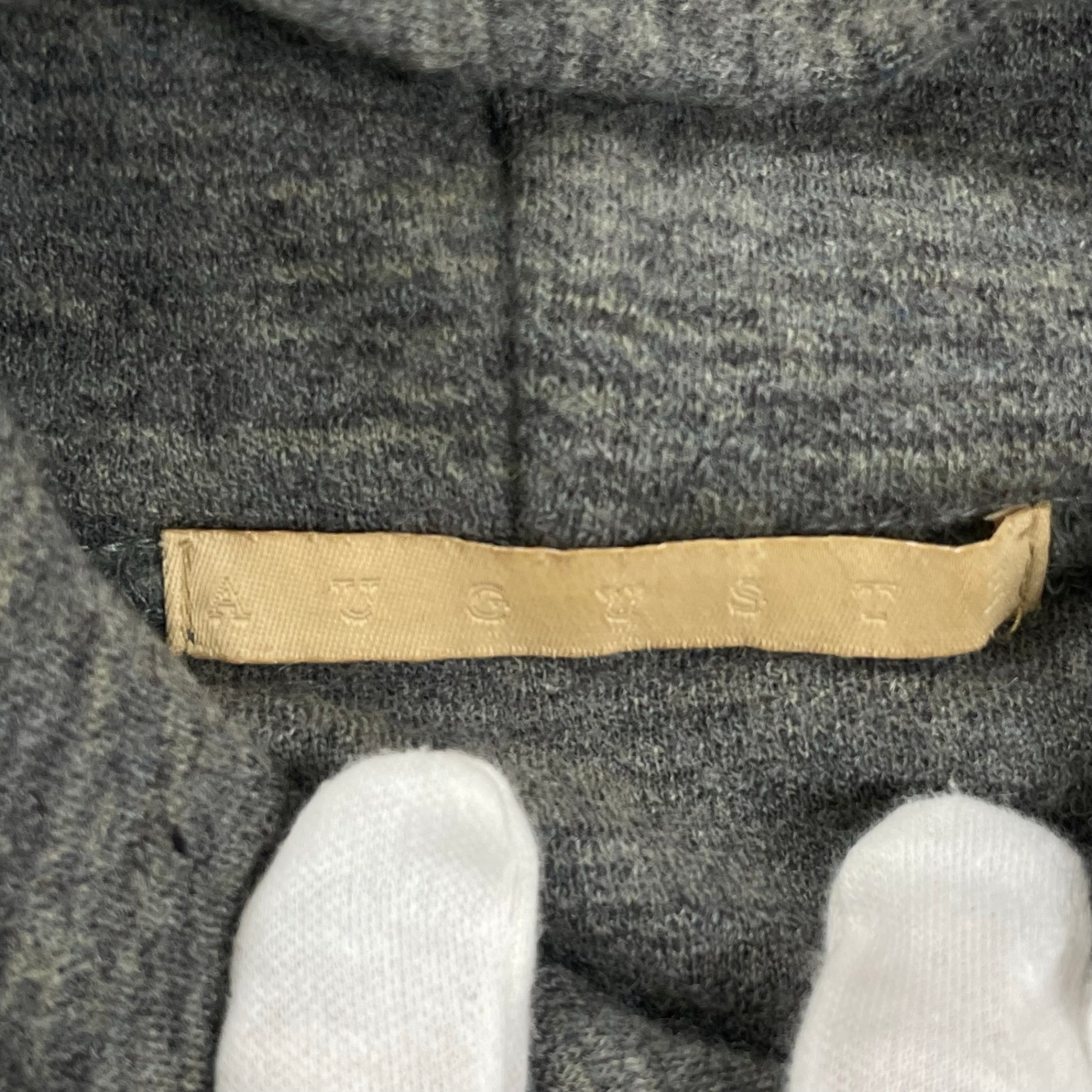 AUGUSTE-PRESENTATION オーギュスト プレゼンテーション / 圧縮ウール天竺 プルオーバーフーディー パーカー 参考定価：25,000程度 SIZE：L