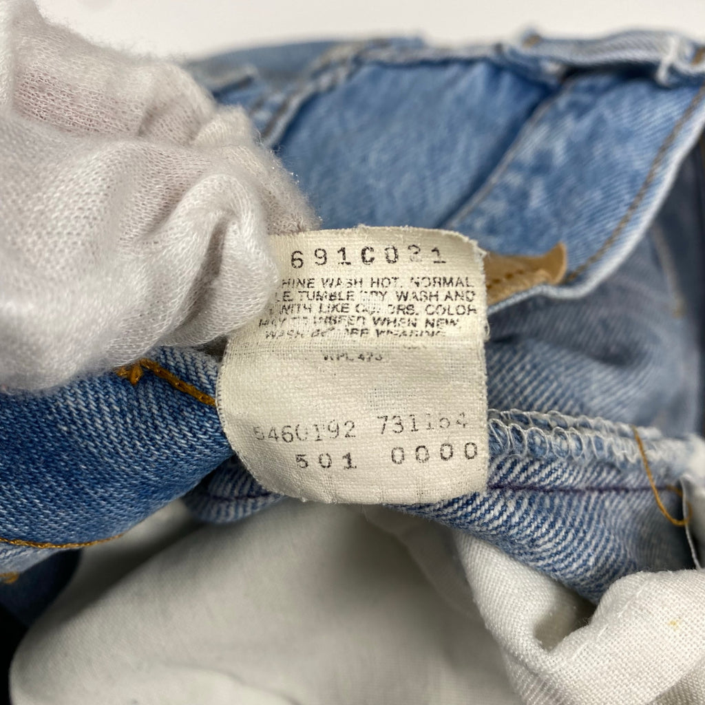 92年 Levi's リーバイス / 501デニムパンツ インディゴ MADE IN USA SIZE： W33 L34