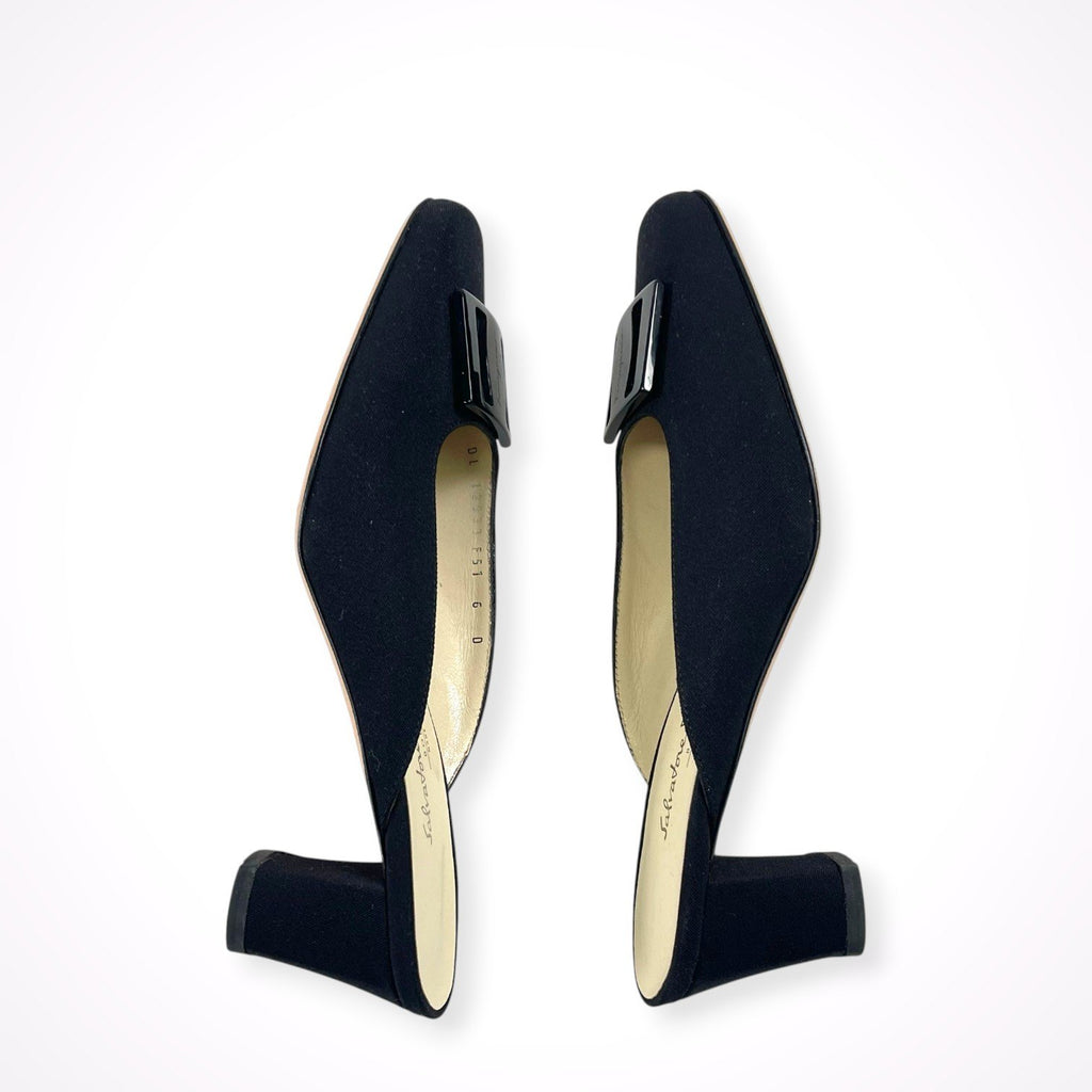 Salvatore Ferragamo / ヴァラヒールサンダル チャンキーヒール SIZE:6