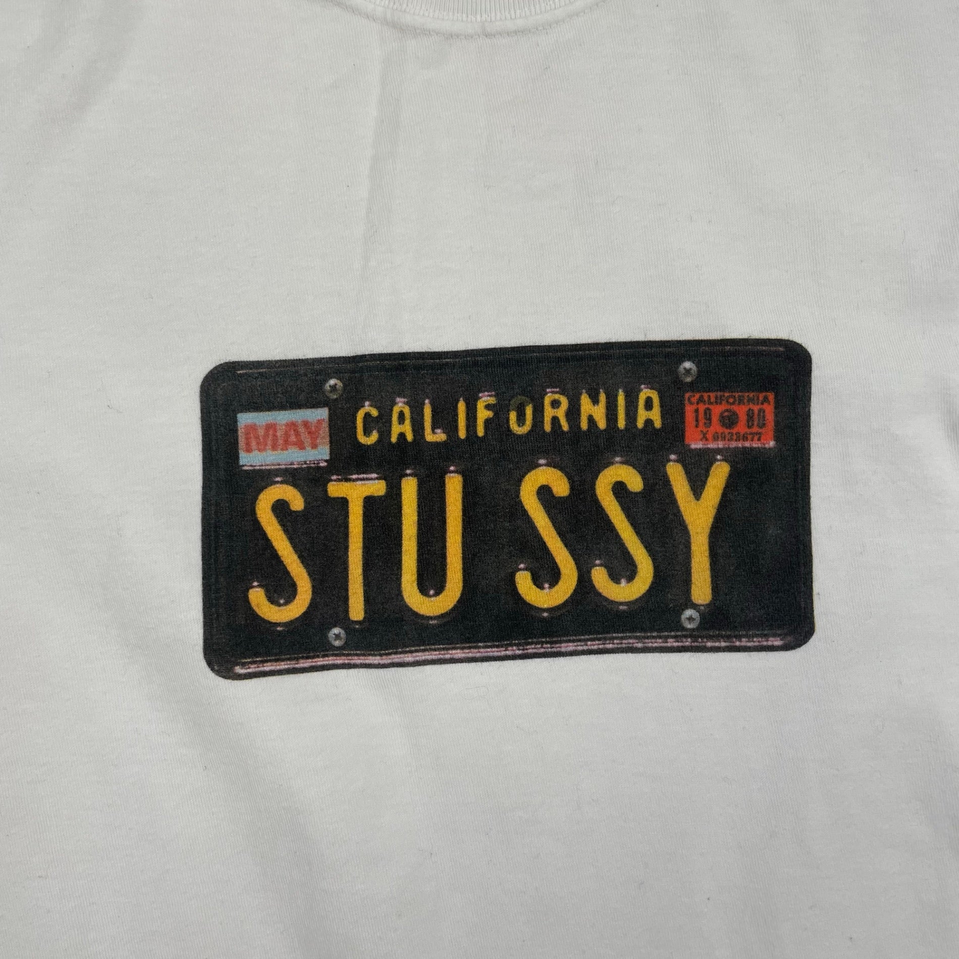 Stussy ステューシー / License Plate TEE ナンバープレート SIZE:M