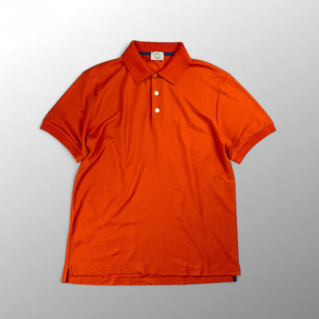HERMES エルメス / セリエボタン ポロシャツ  SIZE：L