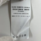 CLASS roberto cavalli / パイソン柄ウールニット  参考定価：60,000程度 SIZE:44
