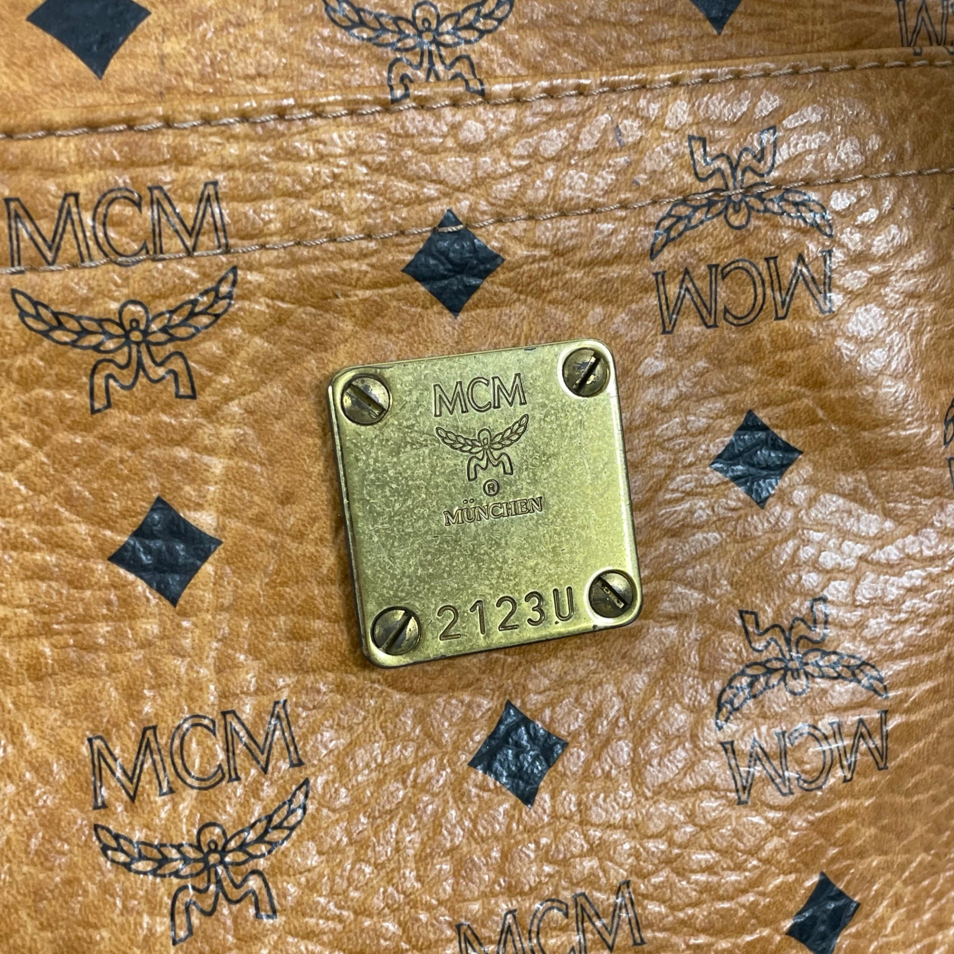 MCM エムシーエム / ビセトス柄トートバッグ ブラウン