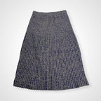 齋藤都世子 toyoko saito / エンブロイダリーニットセットアップ 参考定価：150,000程度 SIZE:M-L程度