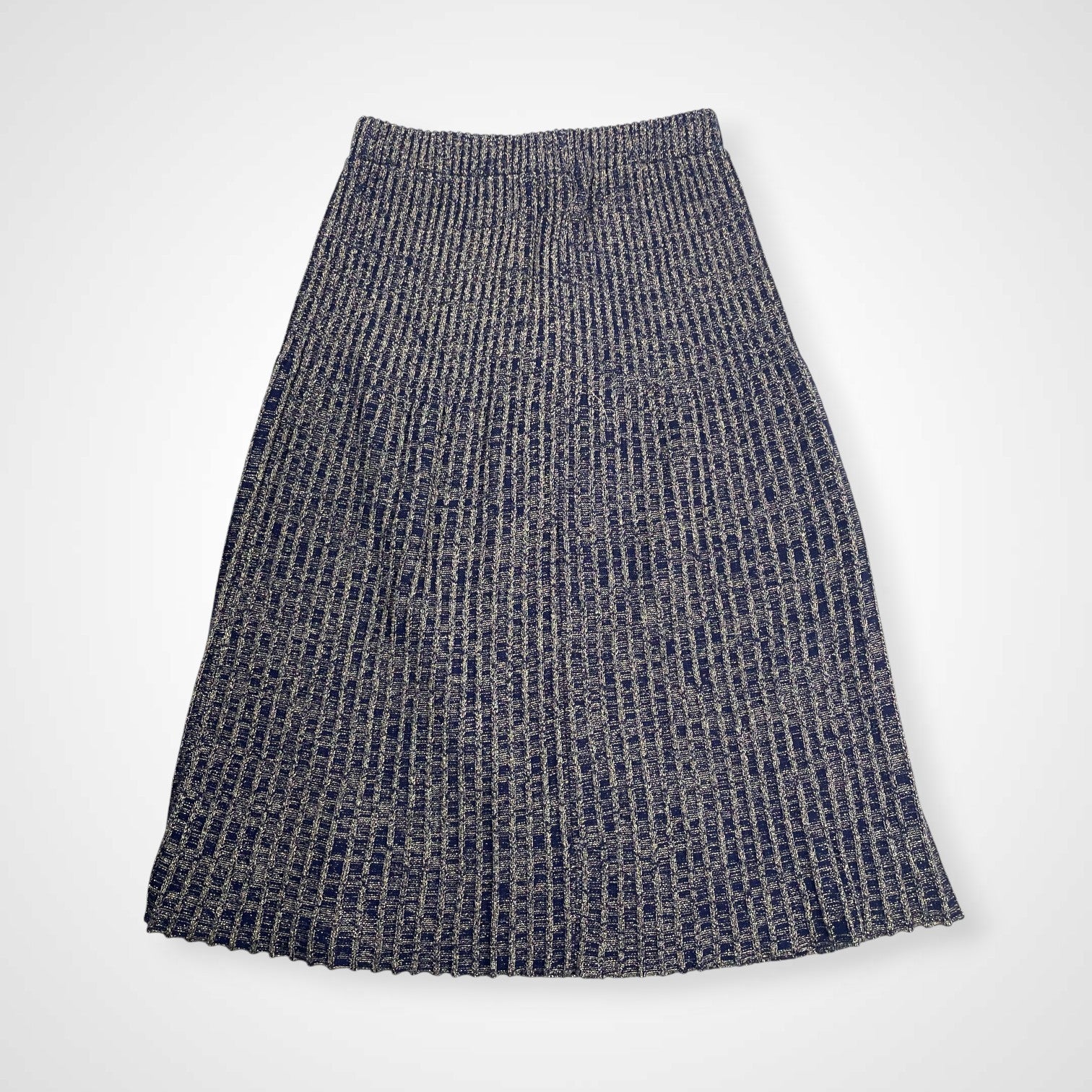 齋藤都世子 toyoko saito / エンブロイダリーニットセットアップ 参考定価：150,000程度 SIZE:M-L程度