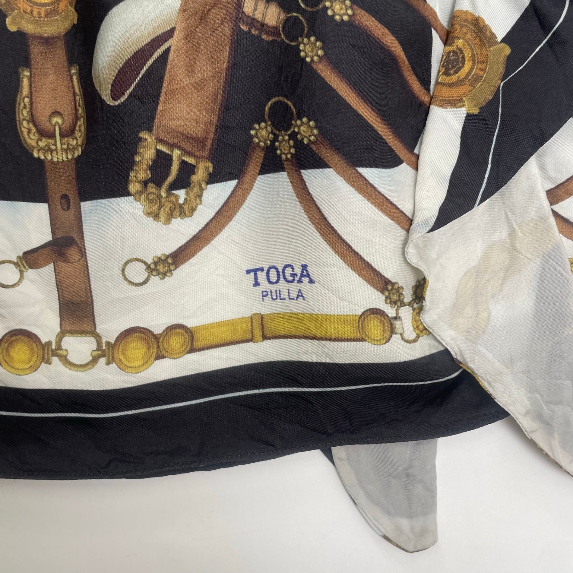 TOGA PULLA トーガプルラ / スカーフデザインスカート SIZE:1