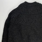 BATONER バトナー / Spread Alan Crew Neck ブラック 参考定価：28,000+tax SIZE:2