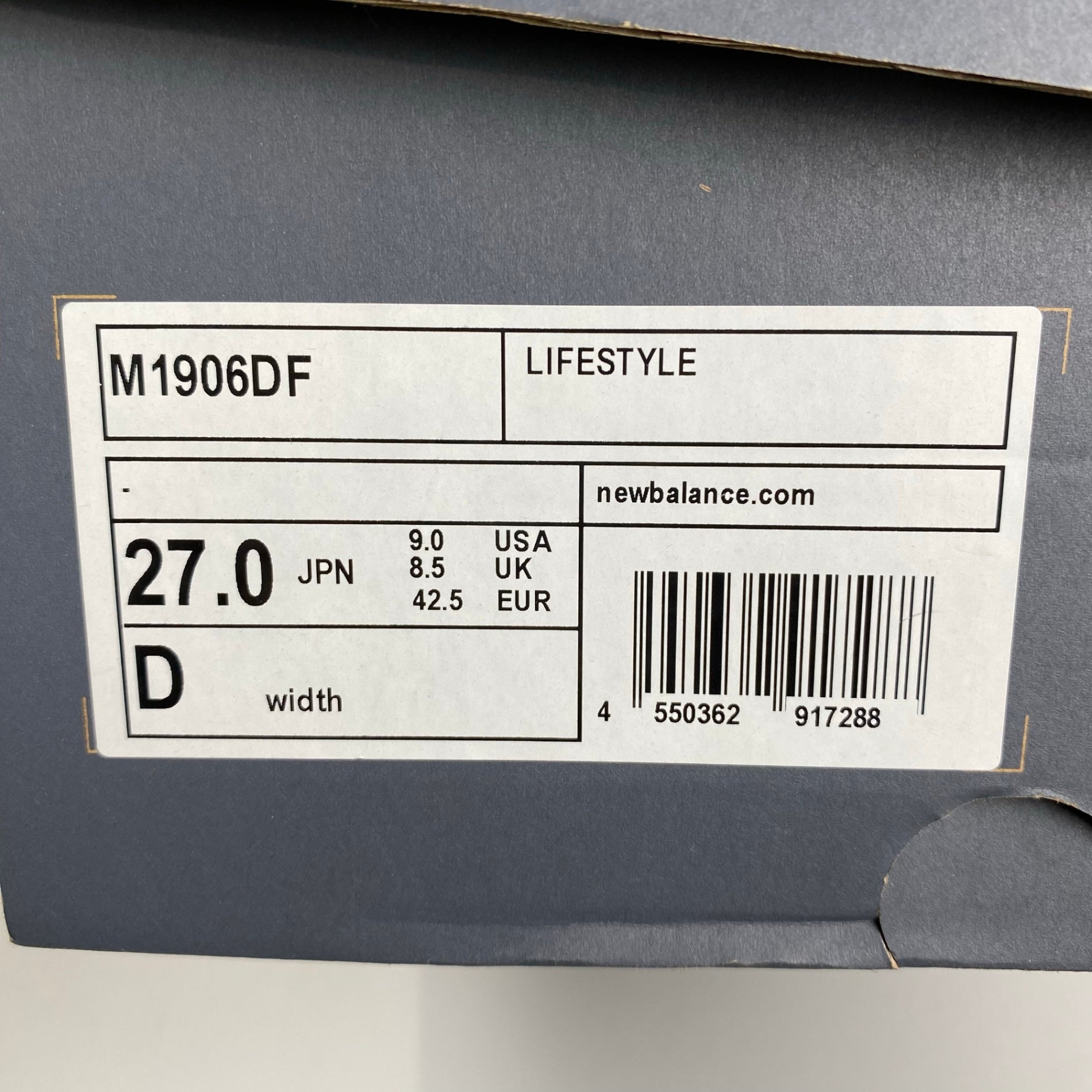 new balance ニューバランス / M1906DF ローカットスニーカー 極美品 SIZE：27cm