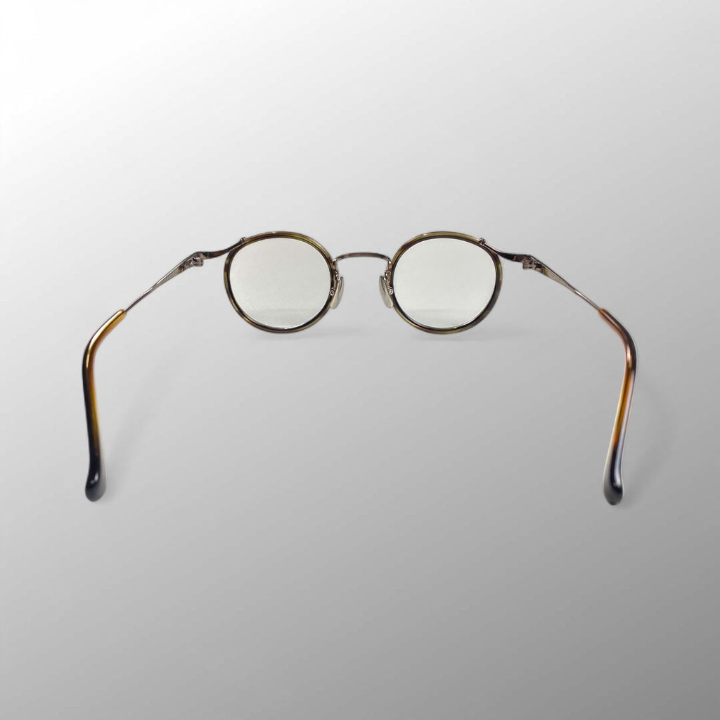 金子眼鏡 プレミアムライン / インナーリム ラウンド  度なしクリアレンズ 参考定価：78,000+tax