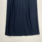 6(ROKU) BEAUTY＆YOUTH ロク ビューティー＆ユース / タックマキシスカート ネイビー 24SS 参考定価：22,000+tax SIZE:38