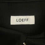 LOEFF ISETAN SALON別注 ロエフ 伊勢丹 / LF W GABA REG SHT ギャバジンウールシャツ 参考定価：32,000+tax SIZE:1