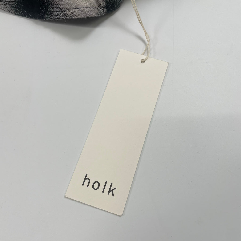 holk ホーク / オンブレチェックハット 未使用 参考定価：9,000+tax SIZE:1