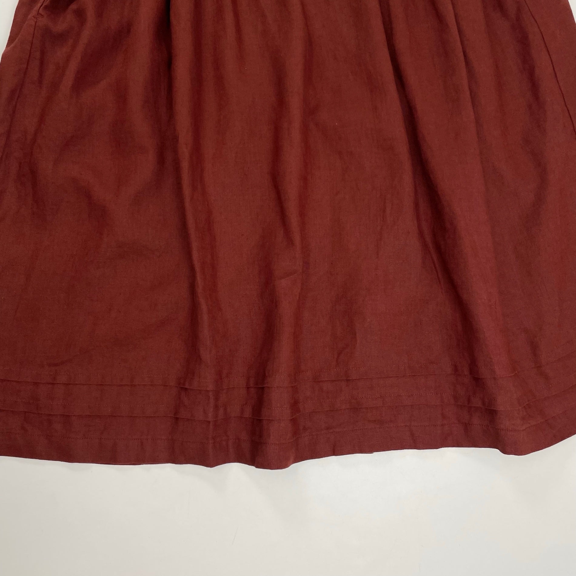 08 Mab ゼロハチマブ / 前開きリネンシャツワンピース 参考定価：16,000程度 SIZE:FREE