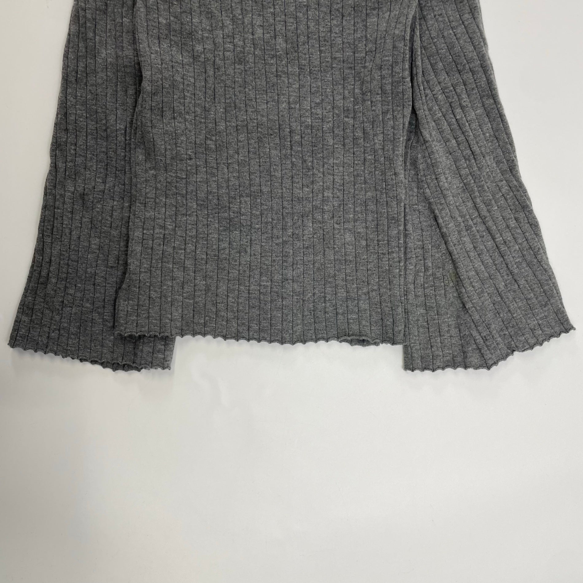 DEMYLEE デミリー / フレアスリーブ リブニット 参考定価：35,000程度 SIZE:S