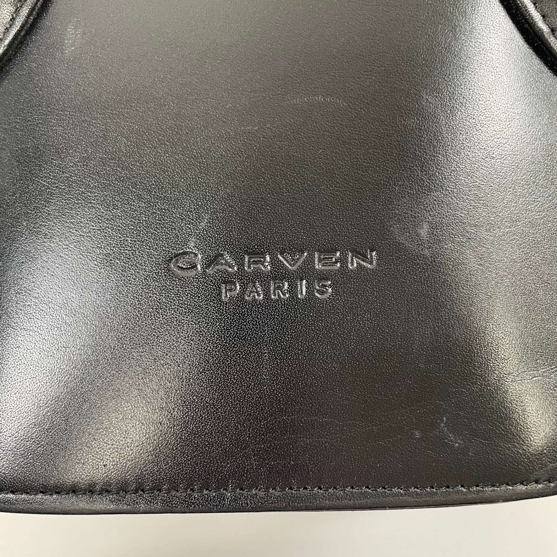 CARVEN Paris / 8-90s ヴィンテージレザーバッグ