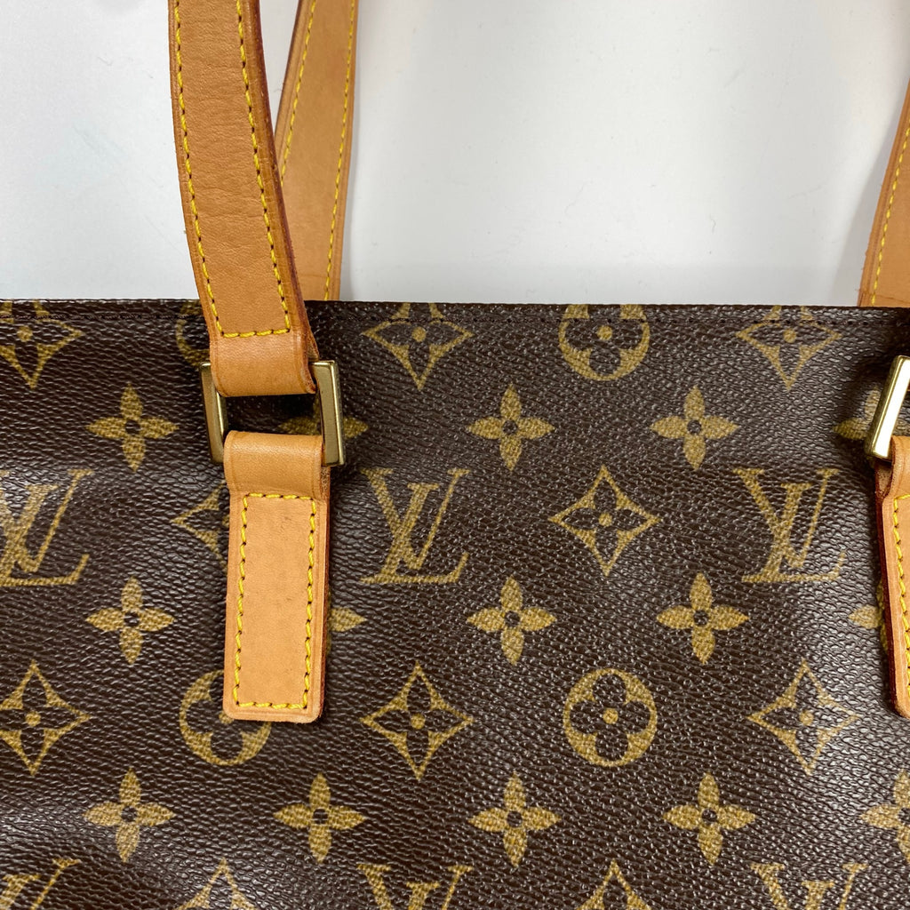 【鑑定済 美品】 LOUIS VUITTON ルイヴィトン / カバピアノ M51148 トートバッグ モノグラムキャンバス ブラウン 茶
