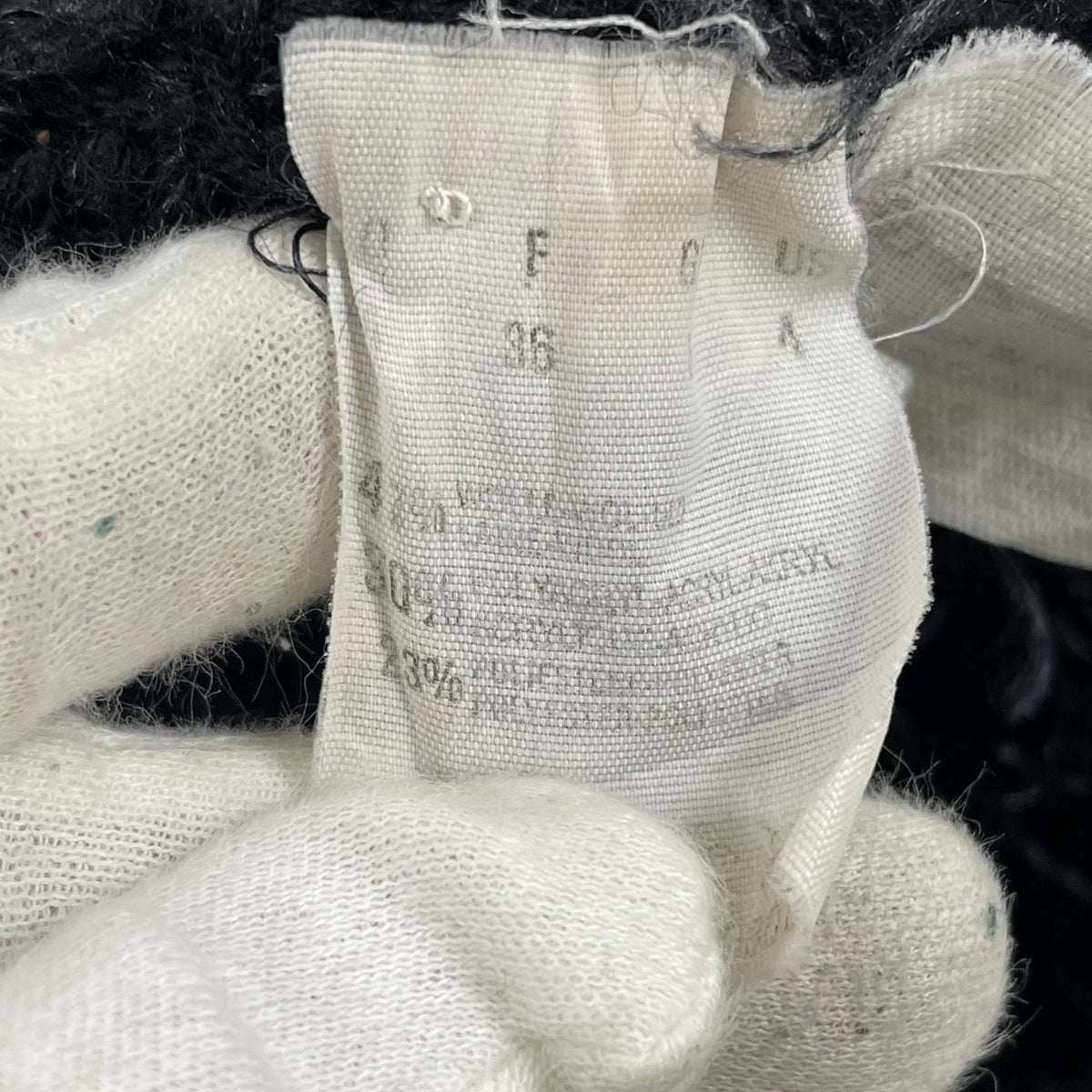 EURO VINTAGE / 〈Olsen〉 ヴィンテージヘアリーニット トッパーカーディガン SIZE:US4