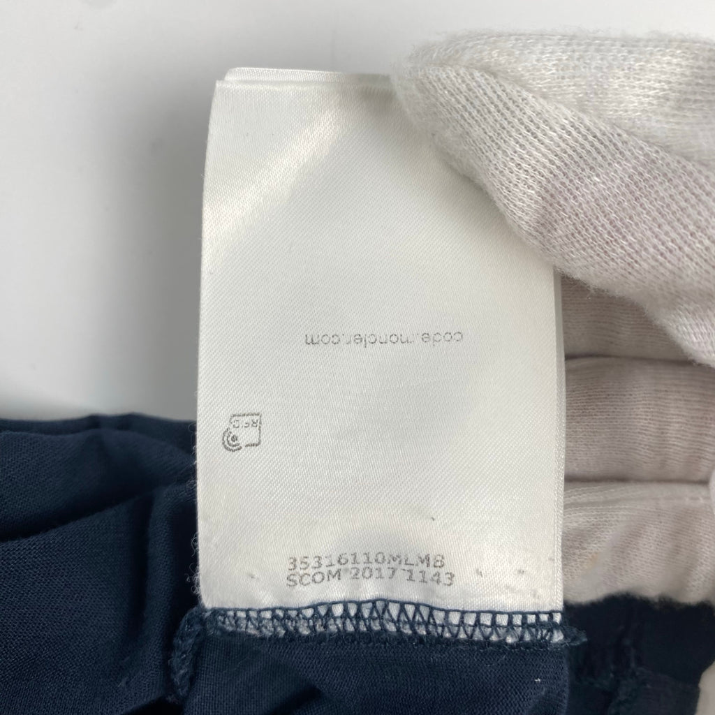 【鑑定済・国内代理店タグ付】MONCLER モンクレール / ダブルロゴ ワッペン MAGLIA T-SHIRT 参考定価：50,000+tax SIZE:S