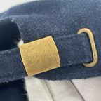 MARGINAL MAN マージナルマン / 刺繍2トーンキャップ ネイビー×ブラウン