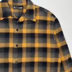 MINEDENIM マインデニム / C.R Flow Ombre Check Open Collar L/S SH オンブレシャツ 参考定価：35,000+tax 24AW SIZE：2