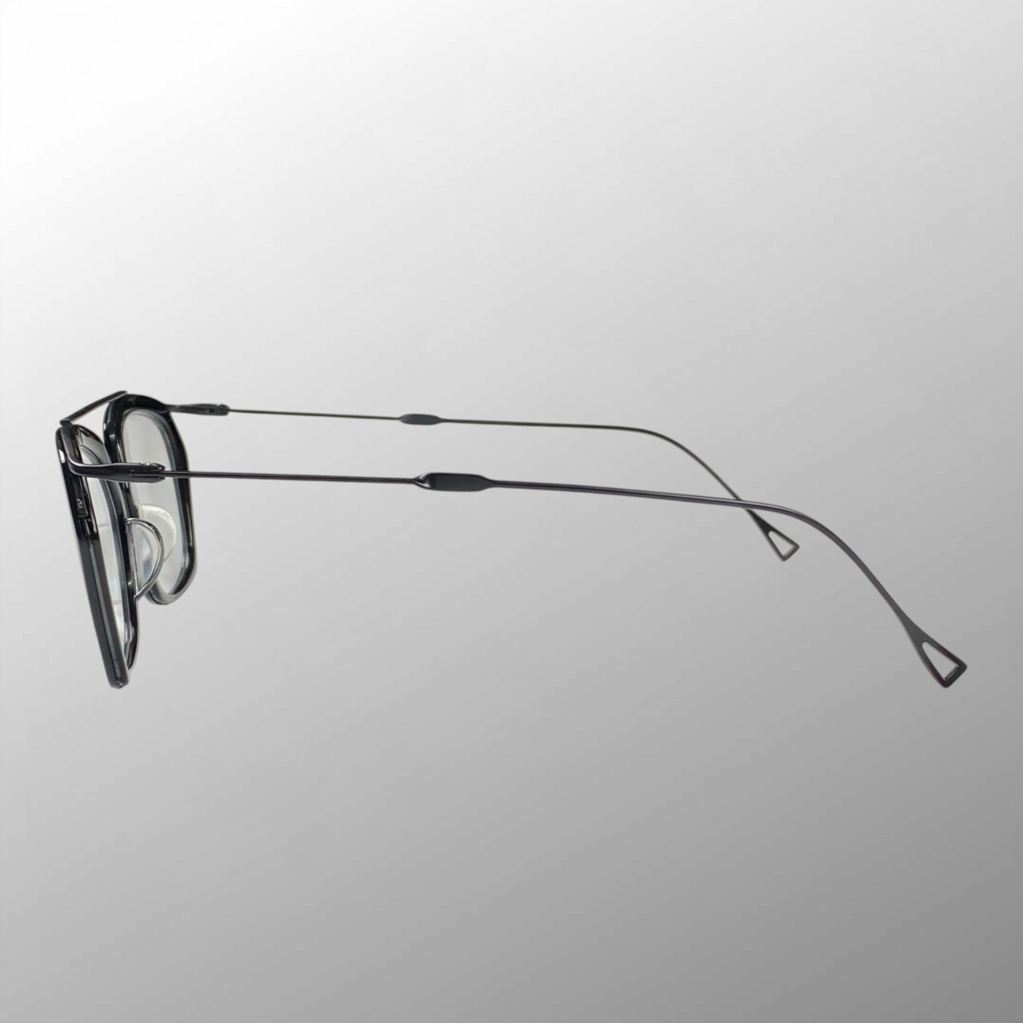 【極美品】 ISSEY MIYAKE × 金子眼鏡 / HEXAGON-S アイウェア 度なしクリアレンズ SIZE：52□17