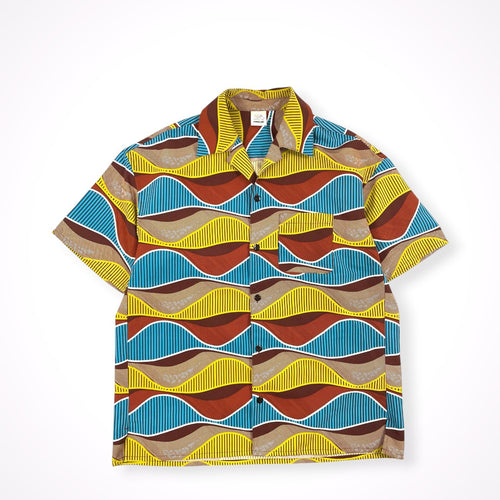 monkey time × moyan africa / コラボ AFRICAN SHIRT 参考定価：15,300+tax SIZE:S(L程度)