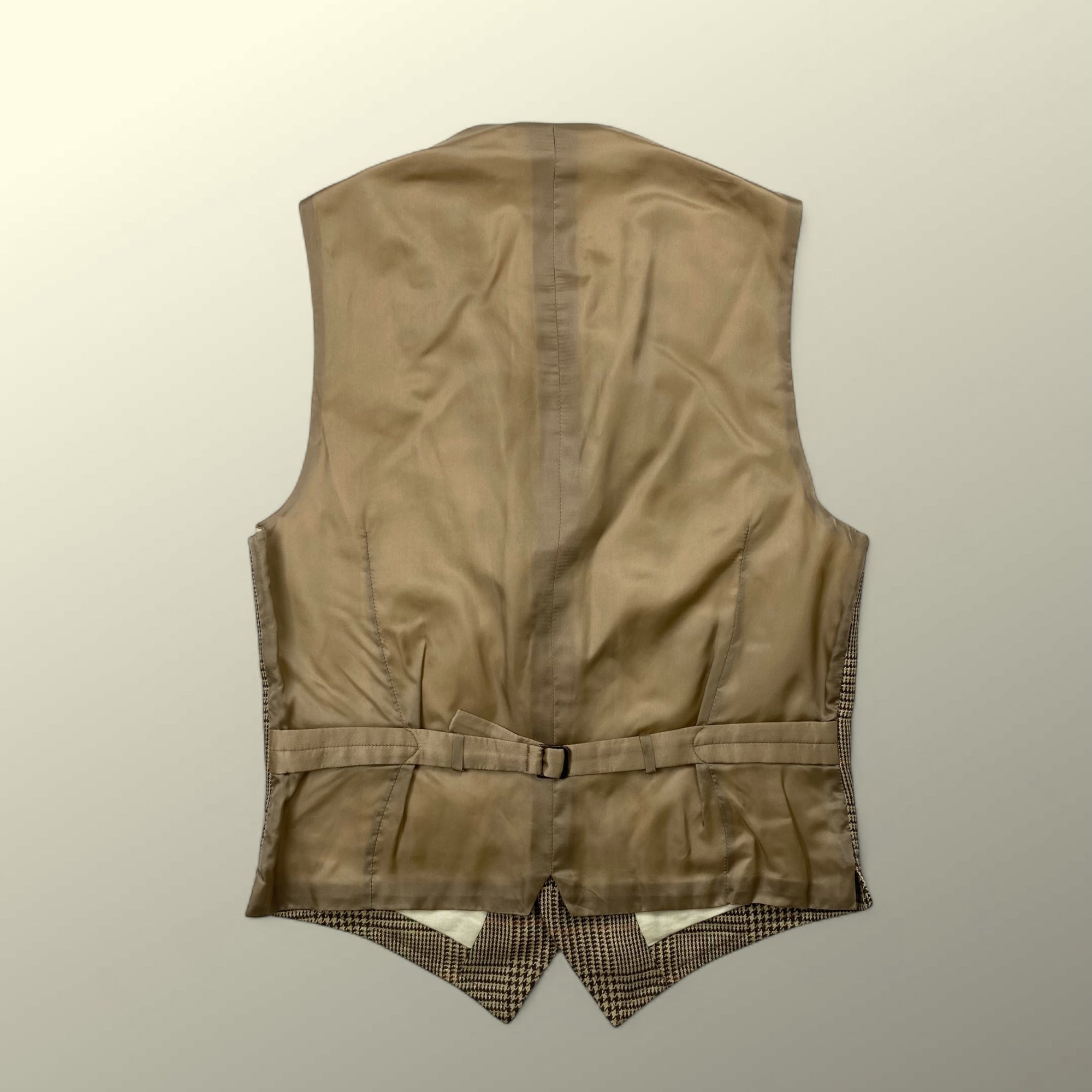 【HARITAGE ICON】 Polo by Ralph Lauren ポロ バイ ラルフローレン / リネン100％ ツイードベスト ジレ 参考定価：70,000程度 SIZE：36S